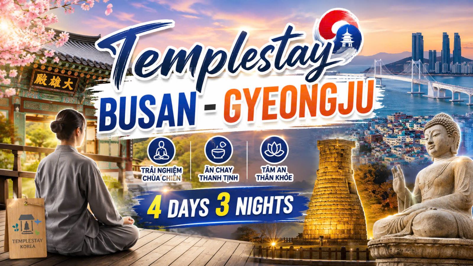 Templestay Busan - Gyeongju 4N3D